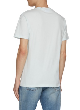 背面 - 点击放大 - MAISON LABICHE - Frog Embroidery Cotton T-Shirt
