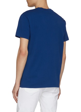 背面 - 点击放大 - MAISON LABICHE - Tennis Club Embroidery Cotton T-Shirt