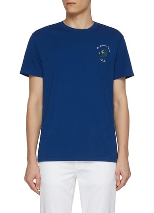 首图 - 点击放大 - MAISON LABICHE - Tennis Club Embroidery Cotton T-Shirt