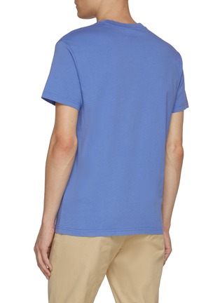 背面 - 点击放大 - MAISON LABICHE - Croco Driver Embroidery Cotton T-Shirt