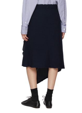 背面 - 点击放大 - SONIA CARRASCO - Asymmetrical Retal Wool Knit Skirt