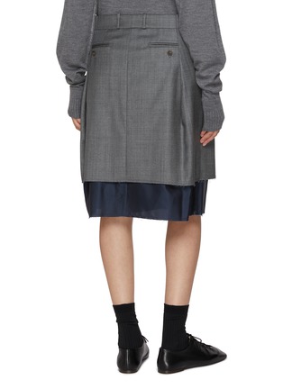 背面 - 点击放大 - SONIA CARRASCO - Pleated Wool Skirt
