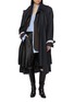 模特儿示范图 - 点击放大 - SONIA CARRASCO - Deconstructed Wool Trench Coat