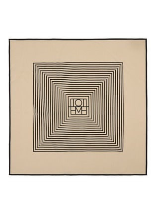 首图 - 点击放大 - TOTEME - MONOGRAM 印花真丝围巾