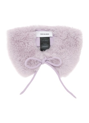 首图 - 点击放大 - YVES SALOMON - Col Shearling Scarf