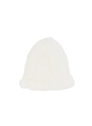 首图 - 点击放大 - YVES SALOMON - Rex Rabbit Fur Knitted Beanie