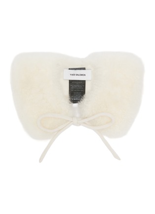 首图 - 点击放大 - YVES SALOMON - Col Shearling Scarf