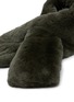 细节 - 点击放大 - YVES SALOMON - Rex Rabbit Fur Scarf