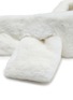 细节 - 点击放大 - YVES SALOMON - Rex Rabbit Fur Scarf