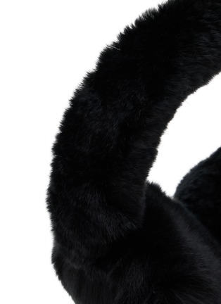 细节 - 点击放大 - YVES SALOMON - Rex Rabbit Fur Earmuffs