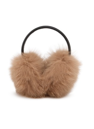 首图 - 点击放大 - YVES SALOMON - Fox Fur Earmuffs