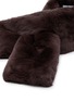 细节 - 点击放大 - YVES SALOMON - Rex Rabbit Fur Scarf