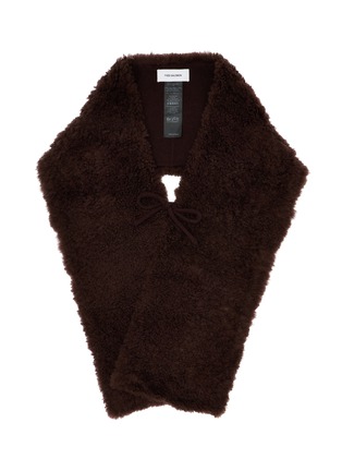首图 - 点击放大 - YVES SALOMON - Echarpe Feather Shearling Scarf