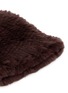 细节 - 点击放大 - YVES SALOMON - Rex Rabbit Fur Knitted Beanie