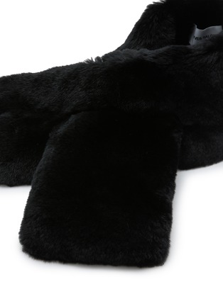 细节 - 点击放大 - YVES SALOMON - Rex Rabbit Fur Scarf
