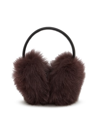 首图 - 点击放大 - YVES SALOMON - Fox Fur Earmuffs