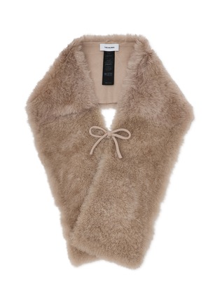 首图 - 点击放大 - YVES SALOMON - Echarpe Feather Shearling Scarf