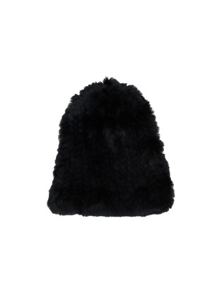 首图 - 点击放大 - YVES SALOMON - Rex Rabbit Fur Knitted Beanie