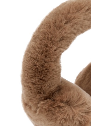 细节 - 点击放大 - YVES SALOMON - Rex Rabbit Fur Earmuffs