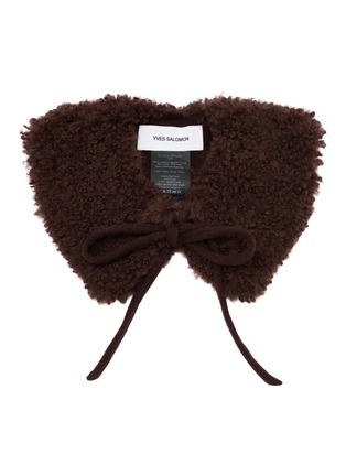 首图 - 点击放大 - YVES SALOMON - Col Shearling Scarf