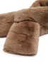 细节 - 点击放大 - YVES SALOMON - Rex Rabbit Fur Scarf
