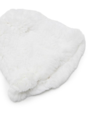 细节 - 点击放大 - YVES SALOMON - 皮草圆帽