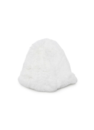 模特儿示范图 - 点击放大 - YVES SALOMON - 皮草圆帽