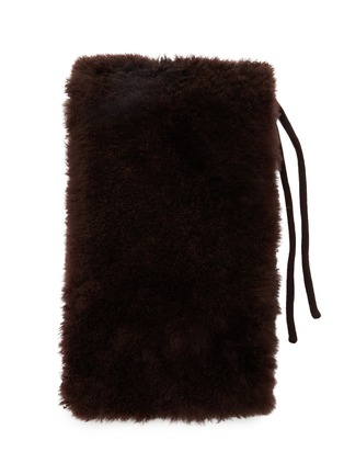 细节 - 点击放大 - YVES SALOMON - 皮草围巾