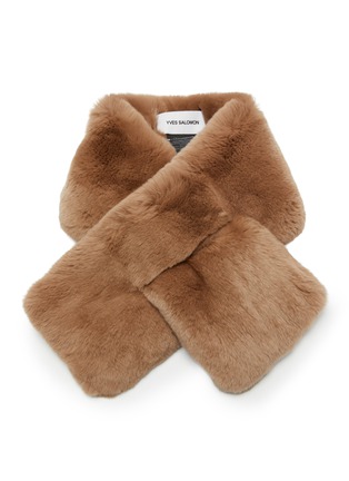首图 - 点击放大 - YVES SALOMON - 穿插式皮草围巾