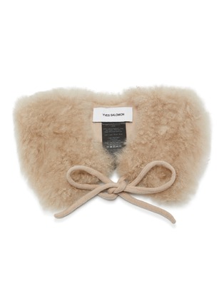 首图 - 点击放大 - YVES SALOMON - 衣领式皮草围巾