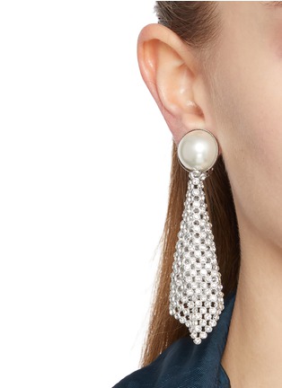 正面 -点击放大 - ROSANTICA - Frizz Drop Earrings