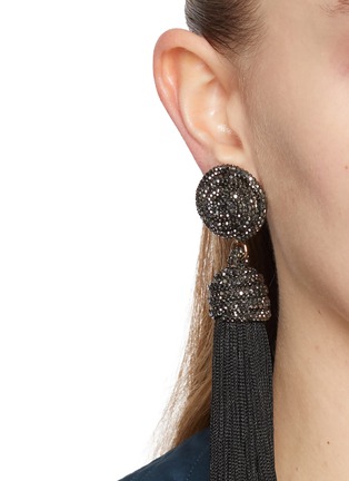 正面 -点击放大 - ROSANTICA - Legame Drop Earrings