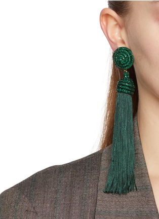 正面 -点击放大 - ROSANTICA - Legame Drop Earrings