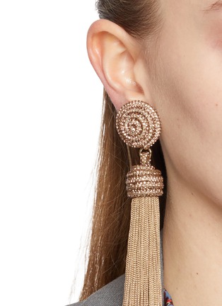 正面 -点击放大 - ROSANTICA - Legame Drop Earrings