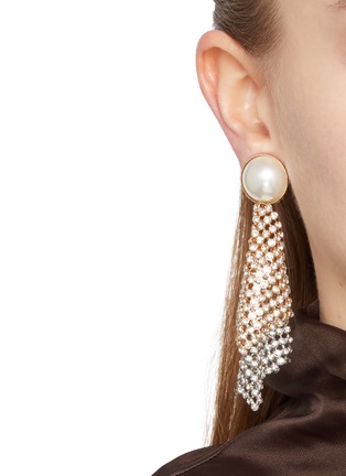 正面 -点击放大 - ROSANTICA - Frizz Drop Earrings
