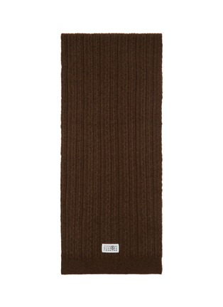 首图 - 点击放大 - MM6 MAISON MARGIELA - 纹理针织围巾