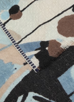 细节 - 点击放大 - ÉPICE - Fringed Wool Scarf