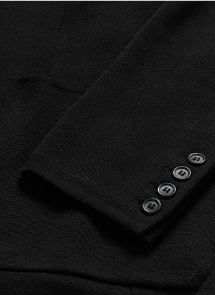 细节 - 点击放大 - DOLCE & GABBANA - 双排钮扣针织西服外套
