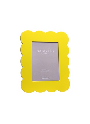 首图 –点击放大 首图 –点击放大 - ADDISON ROSS - Scallop Lacquered Photo Frame — Yellow