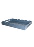 首图 –点击放大 - ADDISON ROSS - Scallop Large Lacquered Tray — Chambray Blue