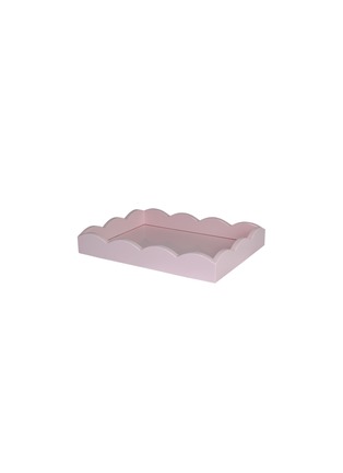 首图 –点击放大 首图 –点击放大 - ADDISON ROSS - Scallop Small Lacquered Tray — Pale Pink