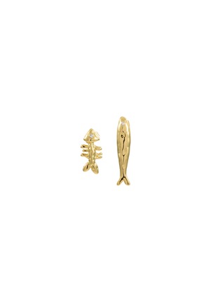 首图 - 点击放大 - ÉLIOU - Sardine Fishbone Gold Plated Earrings