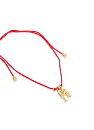 细节 - 点击放大 - ÉLIOU - Sardine Fishbone Gold Plated Necklace