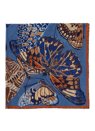 细节 - 点击放大 - INOUI EDITIONS - Papillons Wool Square Scarf