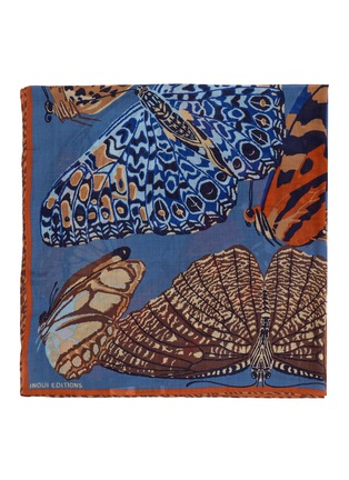 首图 - 点击放大 - INOUI EDITIONS - Papillons Wool Square Scarf