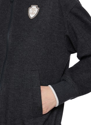  - BRUNELLO CUCINELLI - 高领羊绒拉链夹克
