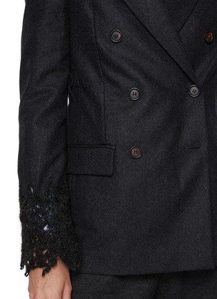  - BRUNELLO CUCINELLI - 蕾丝袖西服外套