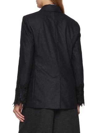 背面 - 点击放大 - BRUNELLO CUCINELLI - 蕾丝袖西服外套