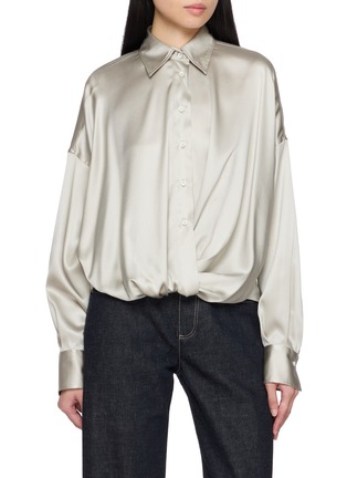 首图 - 点击放大 - BRUNELLO CUCINELLI - Wrapped Silk Shirt