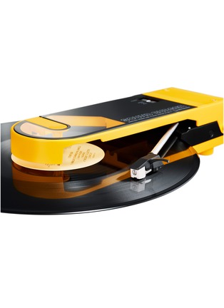 细节 –点击放大 - AUDIO-TECHNICA - Sound Burger Portable Bluetooth Turntable — Yellow